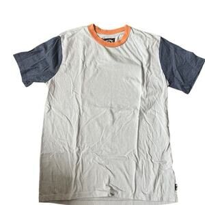 Boy's Billabong Ringer T-Shirt Blue Orange Kids Size XL 16